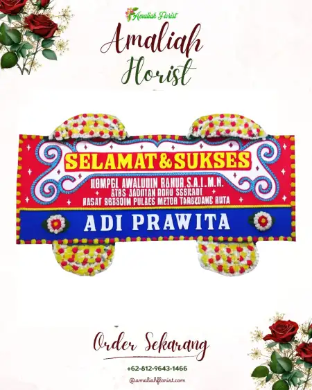 Papan Bunga Ucapan Selamat Yehembang